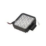 SQUARE WORK LIGHT, 1000 LUMENS 12 LED